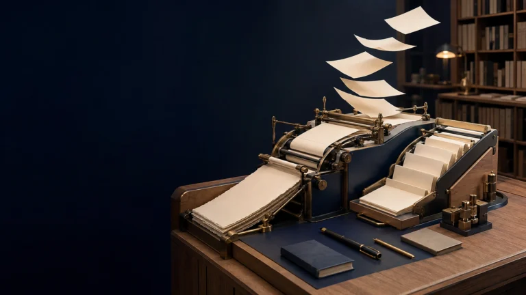 Editorial workspace representing the best AI paraphrasing tools for rewriting content in 2026