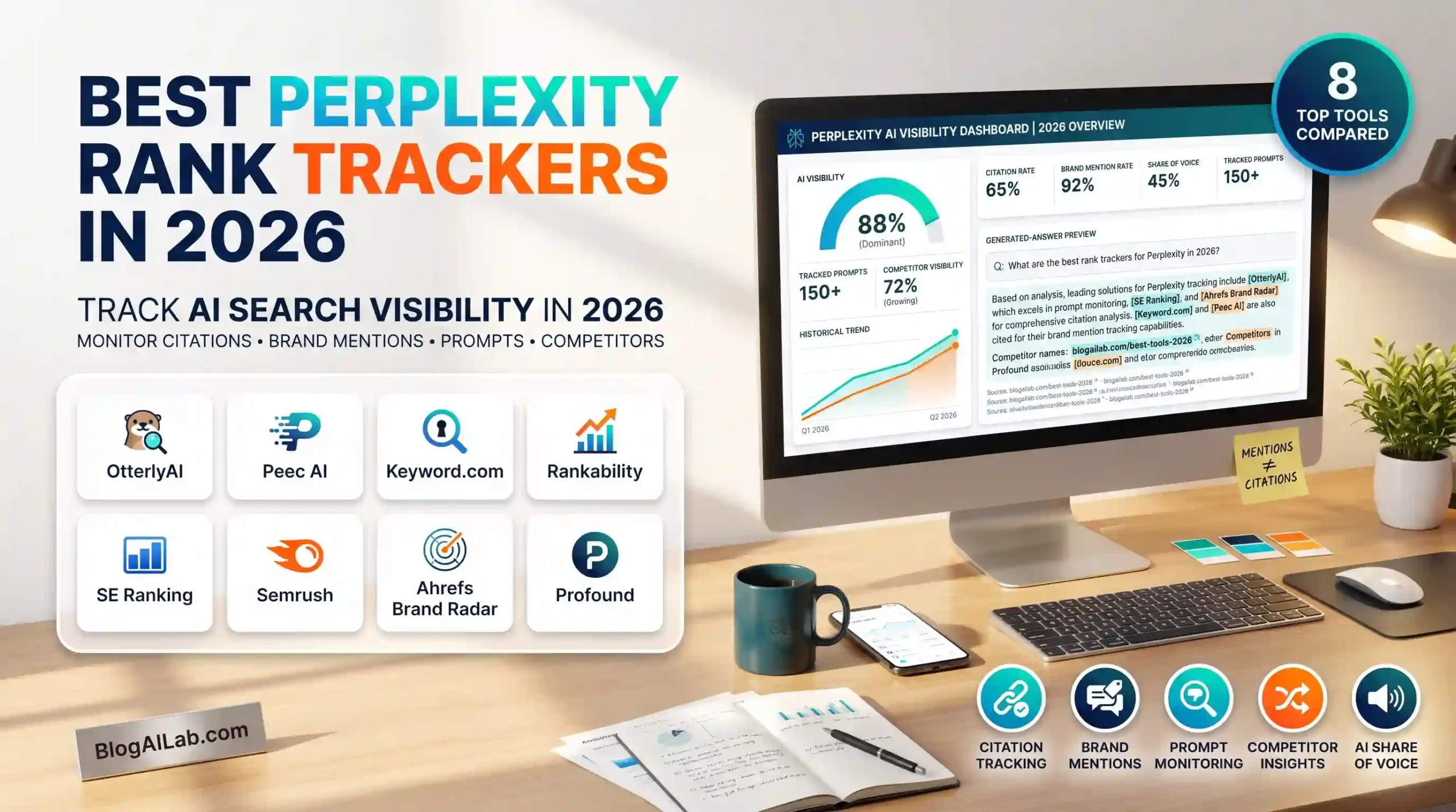 Best Perplexity Rank Tracker Tools for AI SEO (2026)